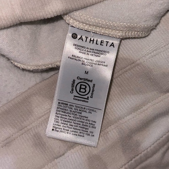 Athleta Balance Tencel Modal Super Soft Lounge Jogger in Willow Abalone Grey M - Picture 10 of 12